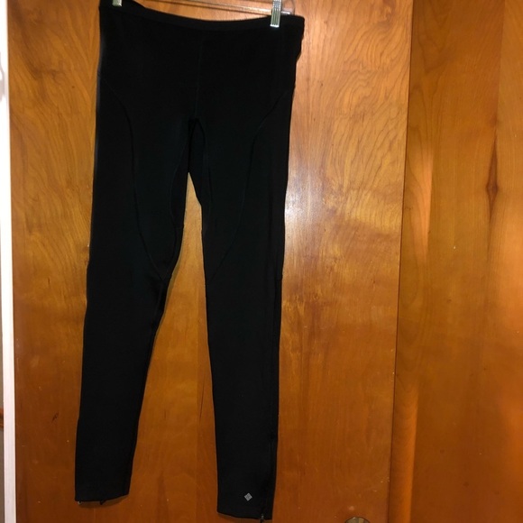 Columbia titanium black leggings stretch pants M - Picture 1 of 5